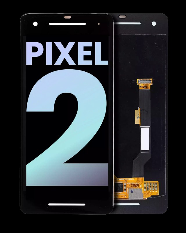 Display OLED completo senza Frame per Google Pixel 2 (Service Pack) (Nero)
