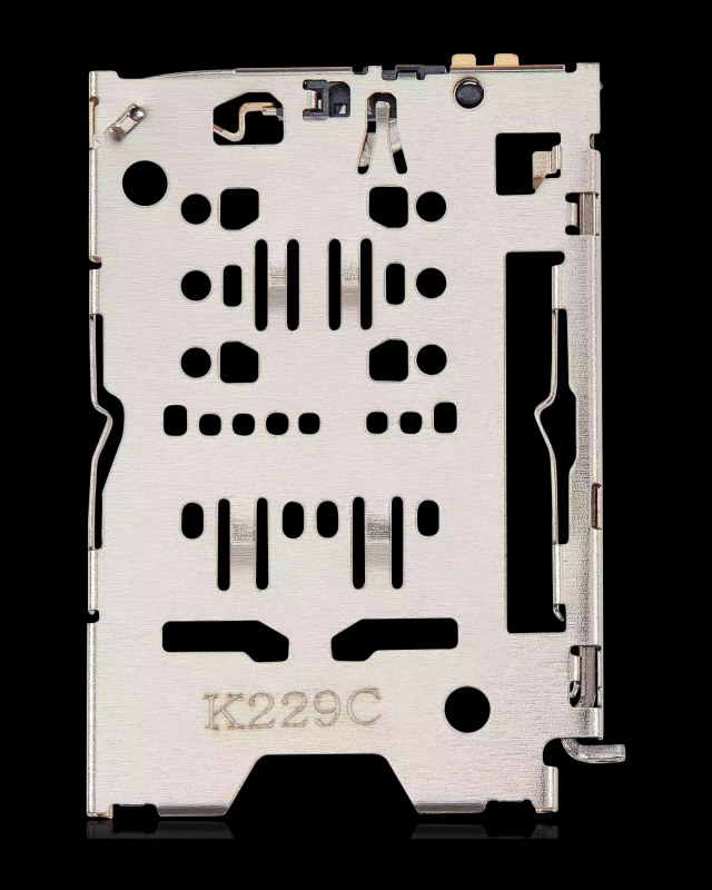 Sim Card Reader Only Metal Shell per Motorola Moto G Play (XT2271/ 2023) (Service Pack)