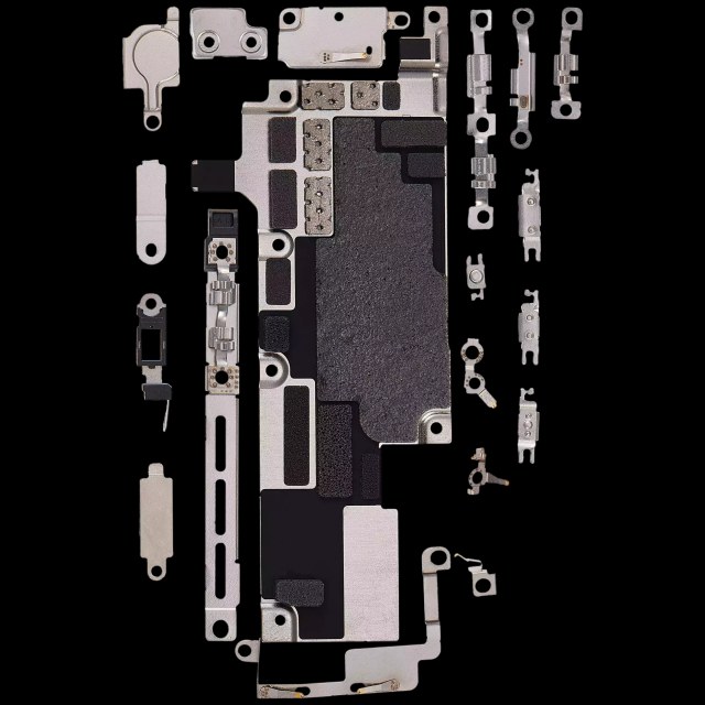Full Set Small Metal staffa per iPhone 15 Pro Max