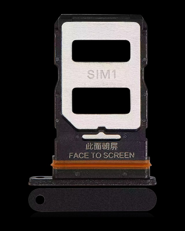 Carrellino SIM per Xiaomi Redmi Note 12 Pro 5G (Nero)