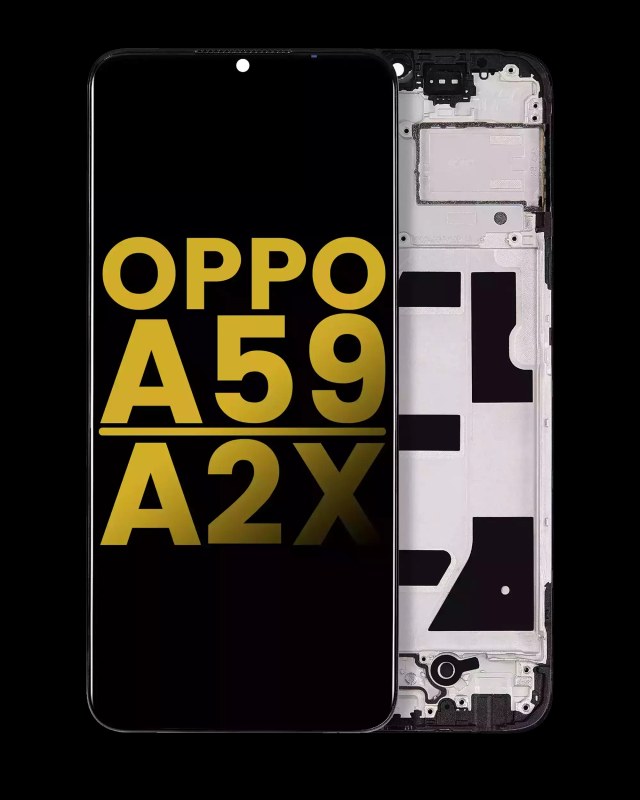 Display LCD completo con Frame per OPPO A59 / A2X (Refurbished) (tutti i colori)