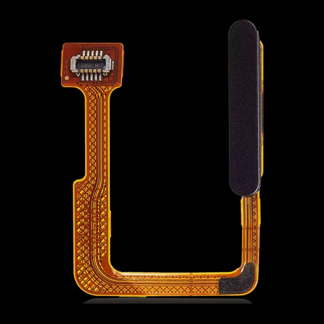 Fingerprint Sensore / Tasto accensione flat per Xiaomi Redmi Note 12 Turbo / Poco F5 (Nero)