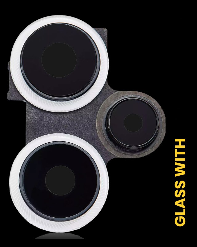 Lente fotocamera posteriore con staffa / Cornice per Xiaomi Redmi Note 12 Turbo / Poco F5 (Bianco)