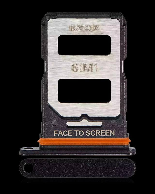 Carrellino SIM per Xiaomi Redmi Note 12 Turbo / Poco F5 (Nero)