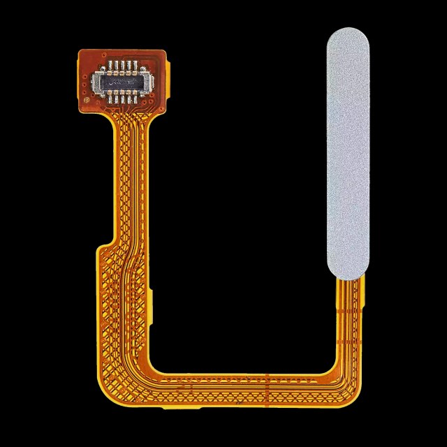 Fingerprint Sensore / Tasto accensione flat per Xiaomi Redmi Note 12 Turbo / Poco F5 (Bianco)