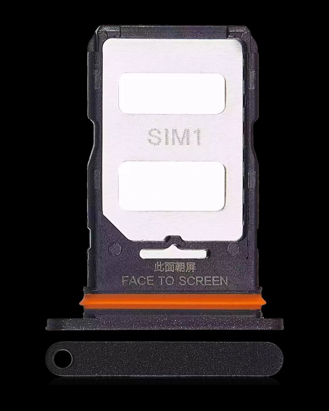 Carrellino SIM per Xiaomi Redmi Note 13 Pro Plus 5G (Nero)