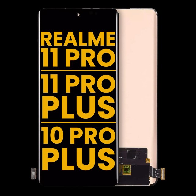 Display OLED completo senza Frame per Realme 11 Pro / 11 Pro Plus / 10 Pro Plus (Refurbished) (tutti i colori)