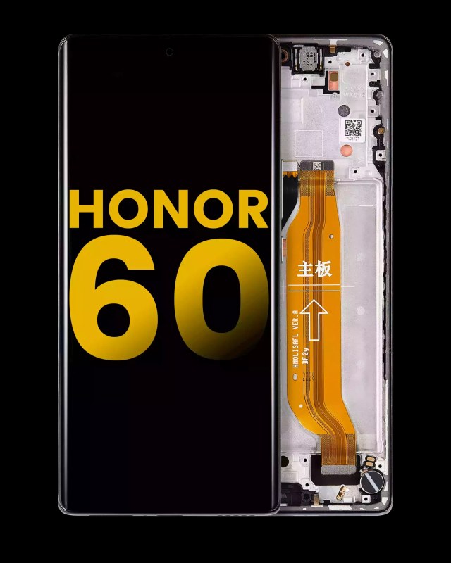 Display OLED completo con Frame per Honor 60 (Refurbished) (Nero)
