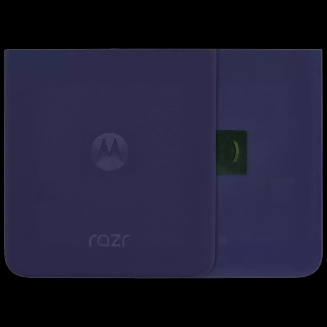 vetro cover posteriore per Motorola Razr Plus / Razr 50 Ultra (XT2451 / 2024) / Razr Plus 2025 (XT2557 / 2025) (Service Pack) (Mezzanotte Blu)