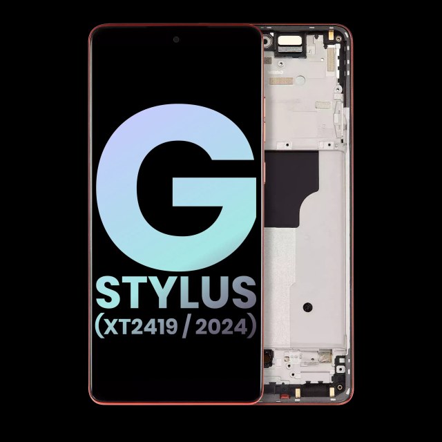 Display OLED completo con Frame per Motorola Moto G Stylus 5G (XT2419 / 2024) (Service Pack) (Scarlet Wave)