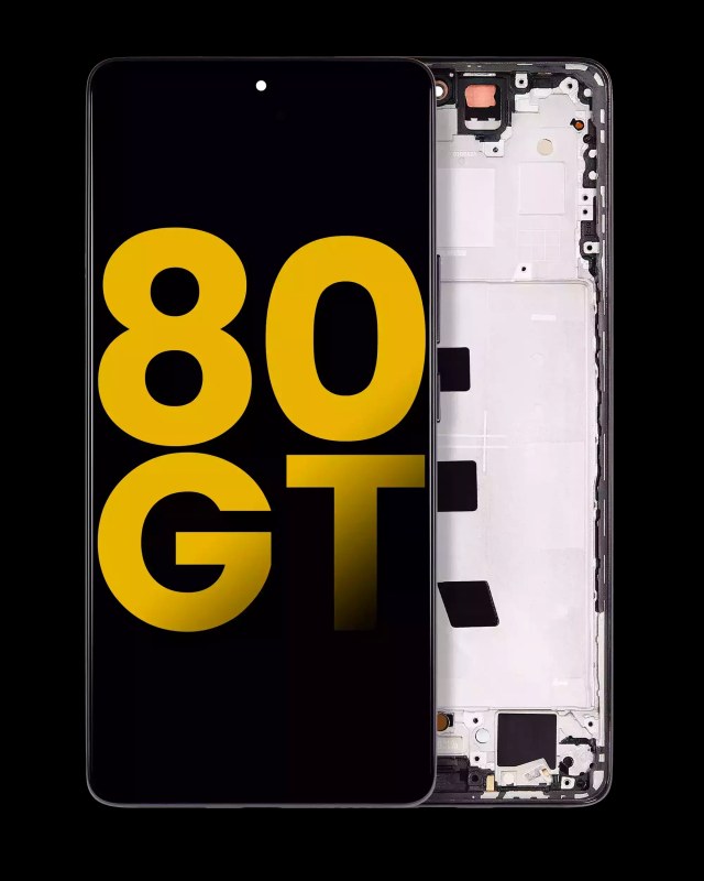 Display OLED completo con Frame per Honor 80 GT (Refurbished) (Nero)