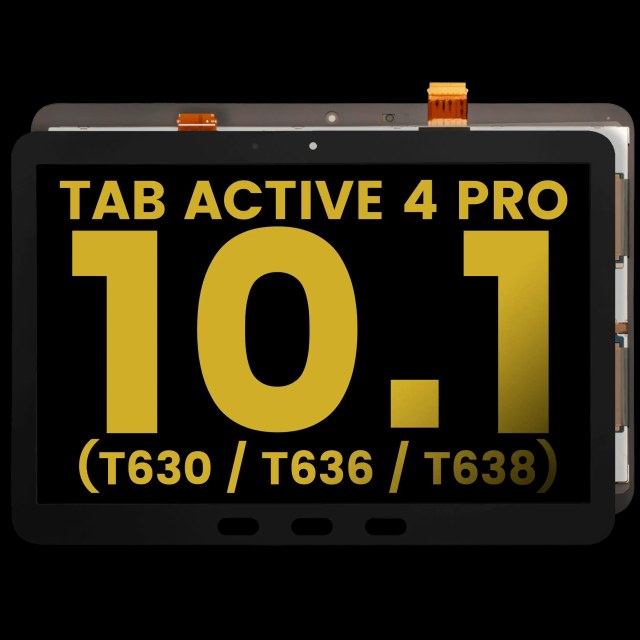 Display LCD completo senza Frame per Samsung Galaxy Tab Active 4 Pro 10.1" (T630 / T636 / T638) (2022) (Refurbished) (Nero)