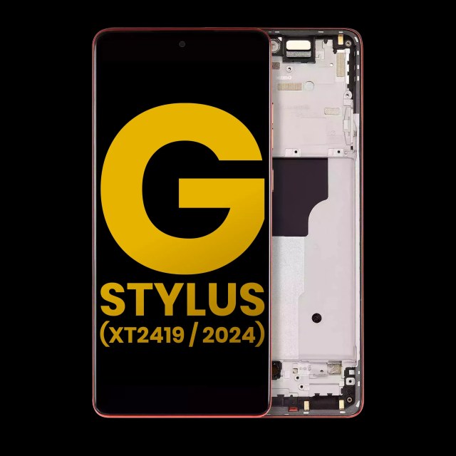 Display OLED completo con Frame per Motorola Moto G Stylus 5G (XT2419 / 2024) (Refurbished) (Scarlet Wave)