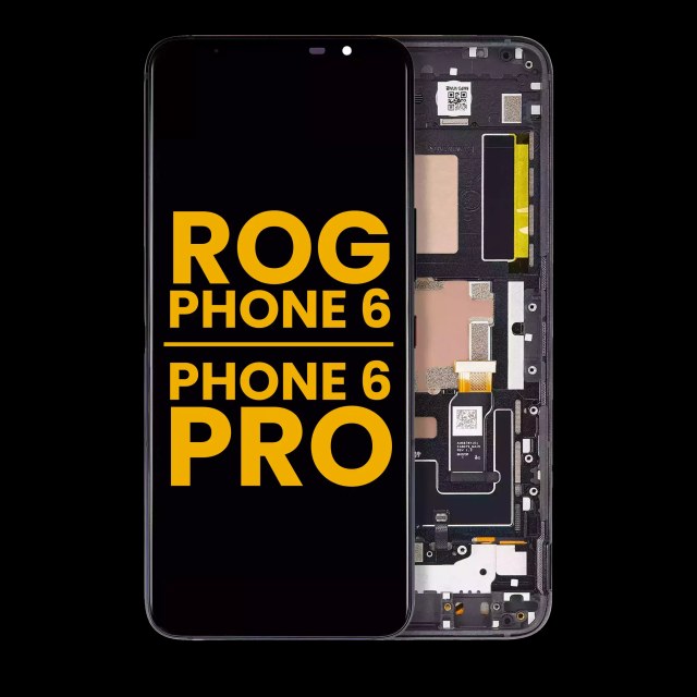 Display OLED completo con Frame per Asus ROG Phone 6 / ROG Phone 6 Pro (Refurbished) (tutti i colori)