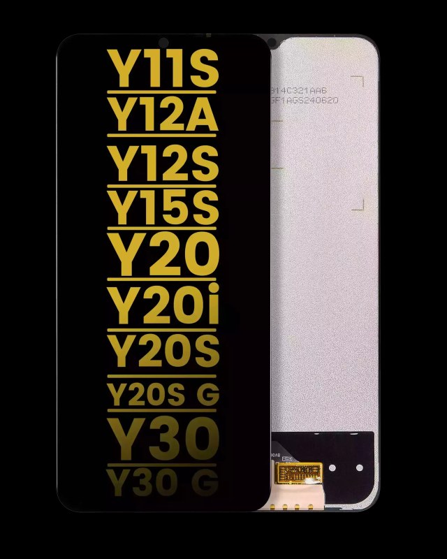 Display LCD completo senza Frame per Vivo Y11s / Y12a / Y12s / Y15s / Y20 / Y20i / Y20s / Y20s G / Y30 / Y30g (Refurbished) (tutti i colori)