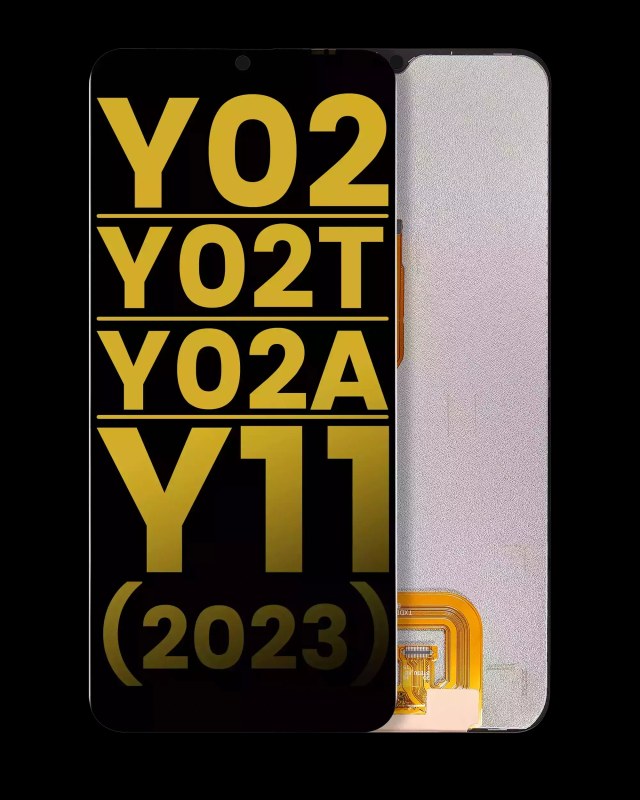Display LCD completo senza Frame per Vivo Y02 / Y02t / Y02A / Y11 (2023) (Refurbished) (tutti i colori)