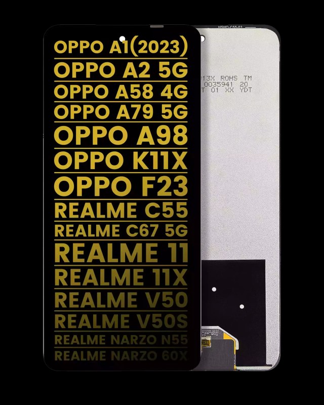 Display LCD completo senza Frame per Oppo A1 (2023) / A98 / F23 (Refurbished) (tutti i colori)