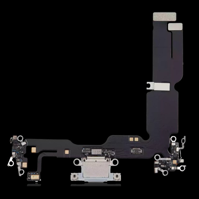 Flat connettore di ricarica per iPhone 15 Plus (Aftermarket Plus) (Blu)