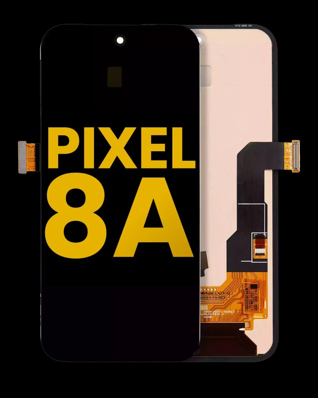 Display OLED completo senza Frame (senza Fingerprint Sensore) per Google Pixel 8A (Refurbished) (tutti i colori)