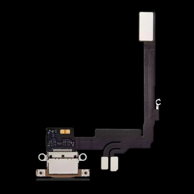 Flat connettore di ricarica per iPhone 16 Pro (Premium) (Titanio sabbia)