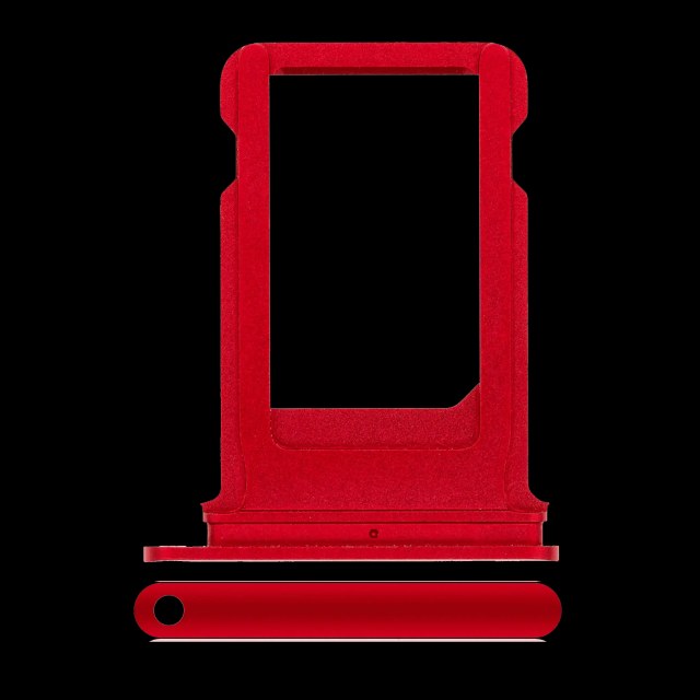 Carrellino SIM per iPhone 8 Plus (Service Pack) (Rosso)