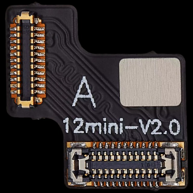 Clone-DZ03 Fotocamera posteriore Tag-On flat per iPhone 12 Mini (Qianli)