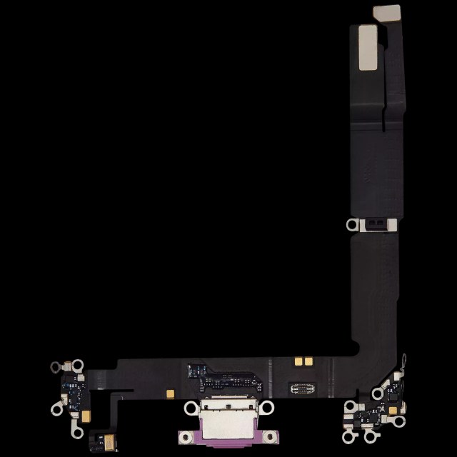 Flat connettore di ricarica per iPhone 16 Plus (Premium) (Rosa)