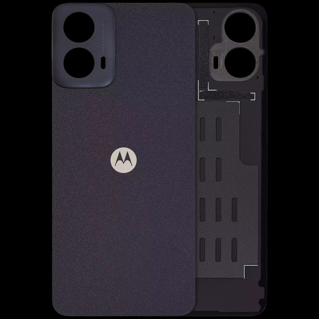 vetro cover posteriore per Motorola Moto G34 (XT2363 / 2023) (Service Pack) (Charcoal Nero)