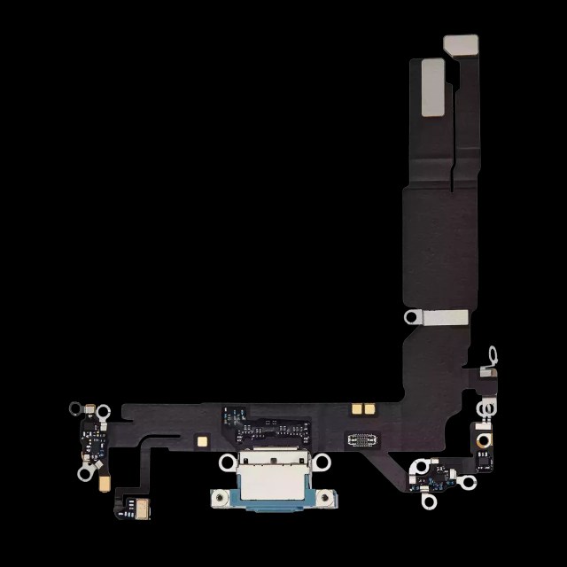 Flat connettore di ricarica per iPhone 16 (Premium) (Verde petrolio)