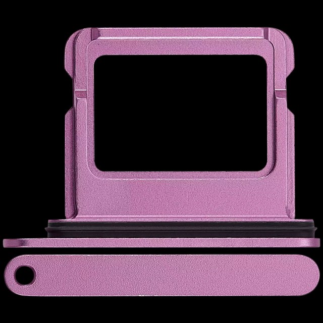 Carrellino SIM singola per iPhone 16 / 16 Plus (Rosa)