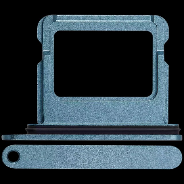 Carrellino SIM singola per iPhone 16 / 16 Plus (Verde petrolio)
