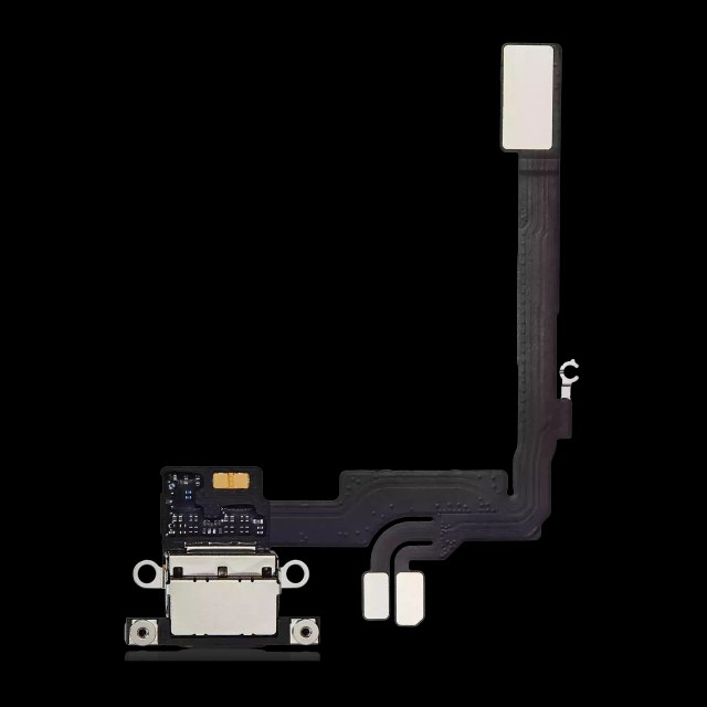 Flat connettore di ricarica per iPhone 16 Pro (Premium) (Titanio nero)