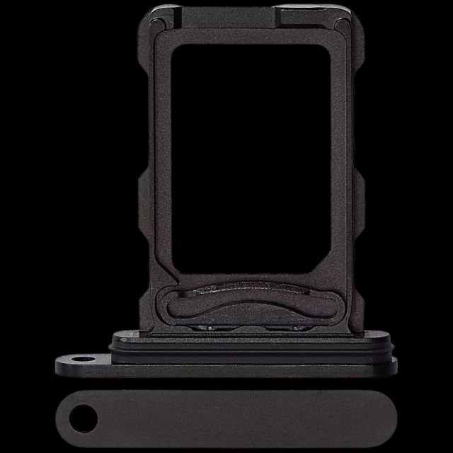 Carrellino doppia SIM per iPhone 16 Pro / 16 Pro Max (Titanio nero)