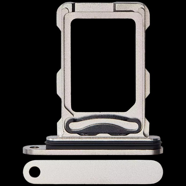 Carrellino doppia SIM per iPhone 16 Pro / 16 Pro Max (Titanio naturale)