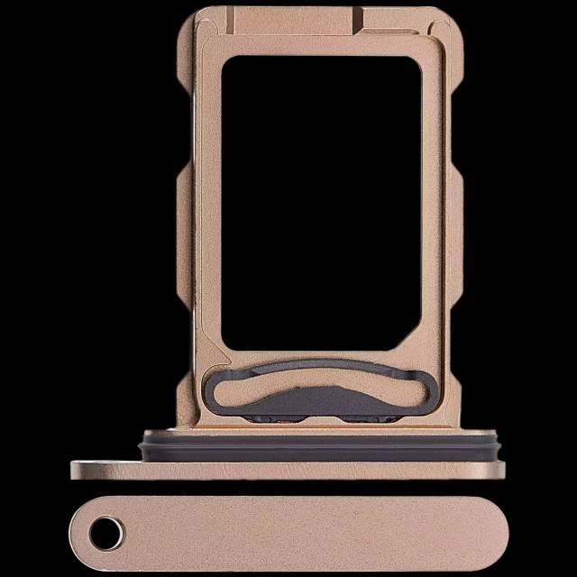 Carrellino doppia SIM per iPhone 16 Pro / 16 Pro Max (Titanio sabbia)