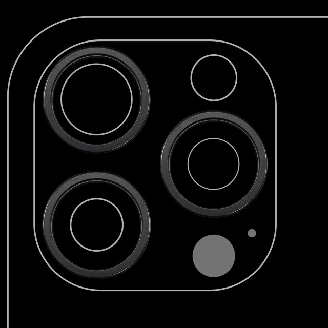 Cornice fotocamera posteriore Ring Only per iPhone 16 Pro / 16 Pro Max (Titanio nero) (3 set pezzi)