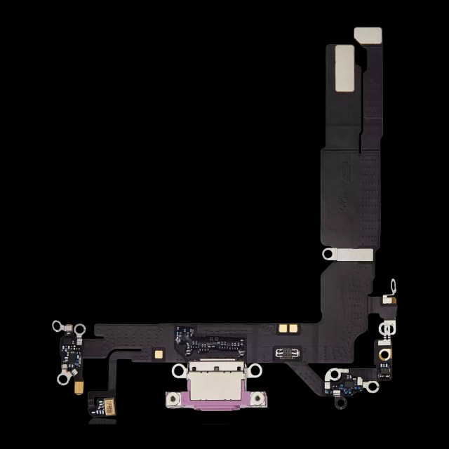 Flat connettore di ricarica per iPhone 16 (Premium) (Rosa)