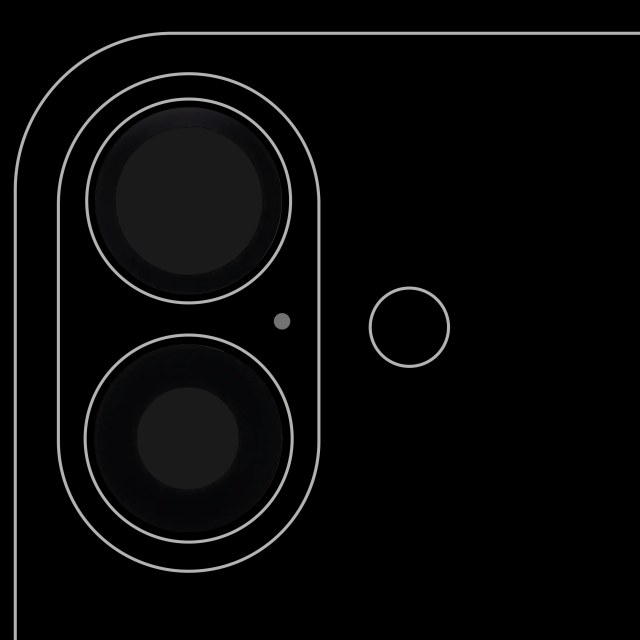 Lente fotocamera posteriore (solo vetro) con adesivo per iPhone 16 / 16 Plus / 17 (2 set pezzi) (Aftermarket Plus) (10 pezzi)