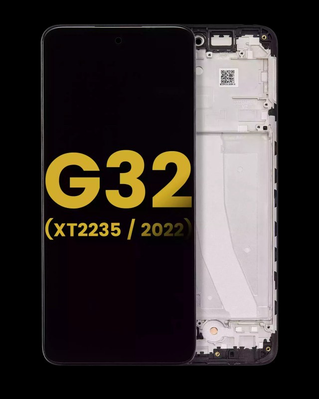 Display LCD completo con Frame per Motorola Moto G32 (XT2235 / 2022) (Refurbished) (tutti i colori)