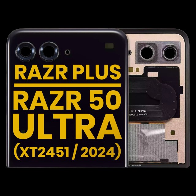 Outer Display OLED completo per Motorola Razr Plus 2024 / Razr 50 Ultra (XT2451 / 2024) / Razr Plus 2025 (XT2557)/ Razr Plus 2026 (XT2659)/ Razr 70 Plus(XT2659)(Refurbished) (tutti i colori)