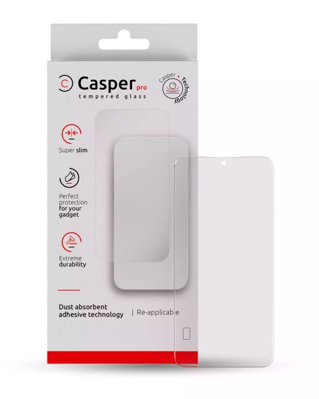 Casper Pro Vetro temperato per Samsung Galaxy A16 5G (A166 / 2024) (Case Friendly) (confezione retail)