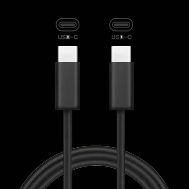 Apple Thunderbolt 4 USB-C to USB-C Cavo per MacBook / iMac / Mac (1m, 3ft) (Service Pack grado A)