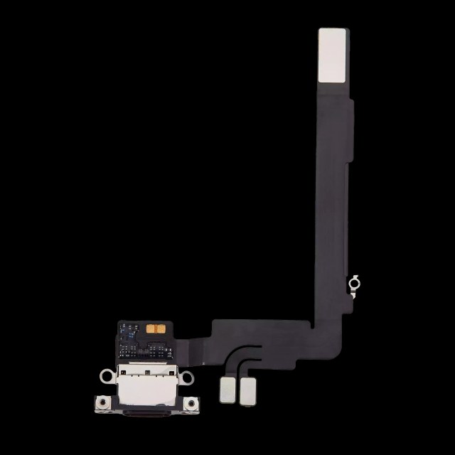 Flat connettore di ricarica per iPhone 16 Pro Max (Premium) (Titanio nero)