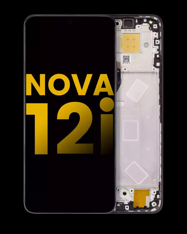 Display LCD completo con Frame per Huawei Nova 12i (Refurbished) (Nero)