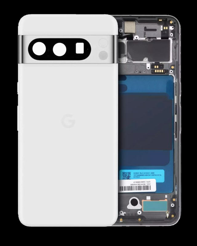Scocca posteriore per Google Pixel 8 Pro (Service Pack) (Porcelain)