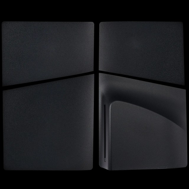Faceplate Cover (Top e Bottom) per Sony PlayStation 5 Slim Disc Edition (Nero)
