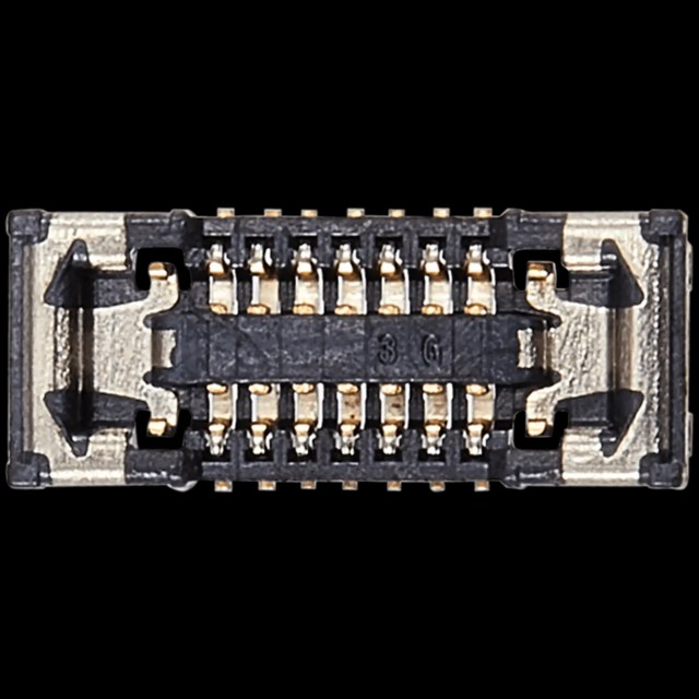 Fotocamera frontale FPC Connettore per iPhone 16 / 16 Plus (14 Pin)