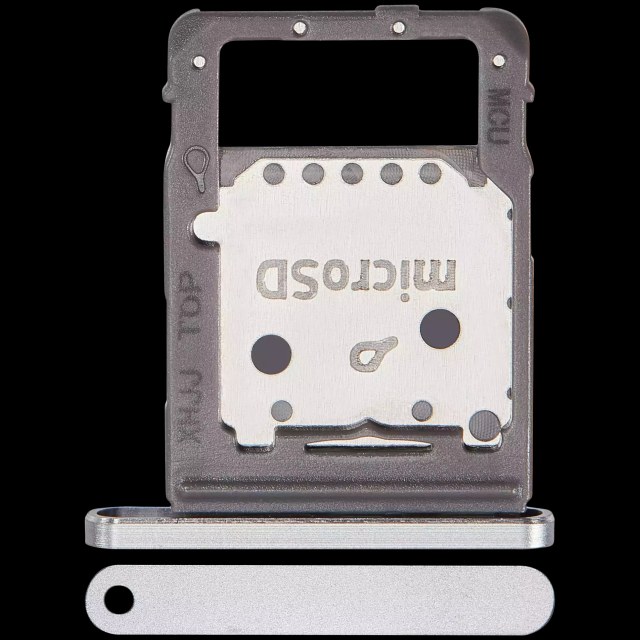 Micro SD Carrellino SIM per Samsung Galaxy Tab S8 (X700 / X706 / 2022) / Tab S8 Plus 5G (X800 / X806 / 2022) / Tab S8 Ultra (X900 / X906 ) (2022) (Argento)