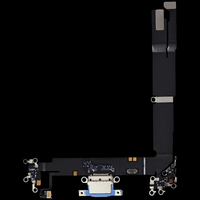 Flat connettore di ricarica per iPhone 16 Plus (Premium) (Blu oltremare)