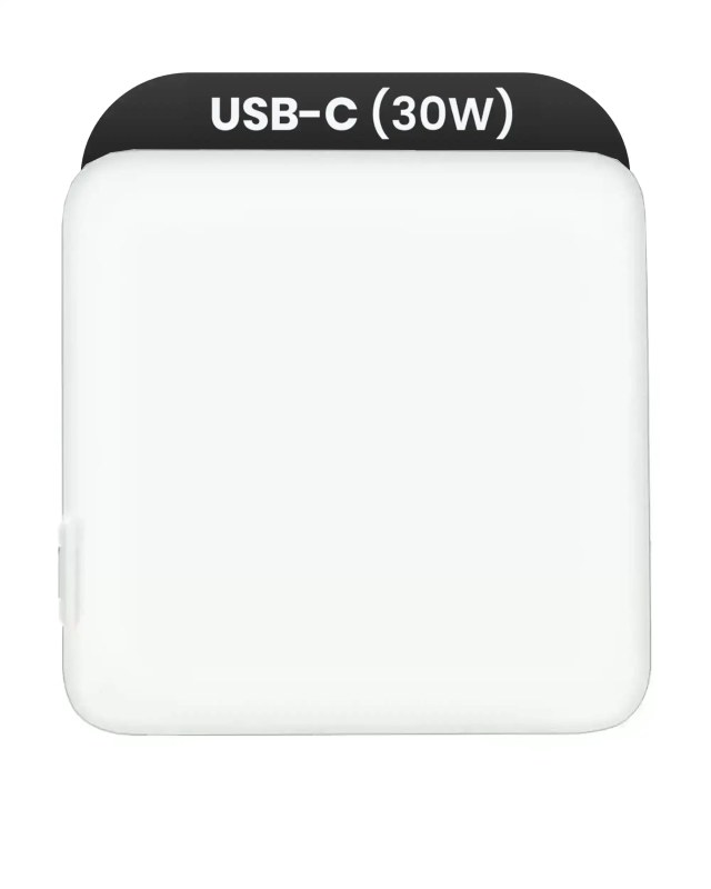 Apple 30W USB-C Wall Adapter (US Version) (Service Pack Brand New, Bulk confezioneaging)